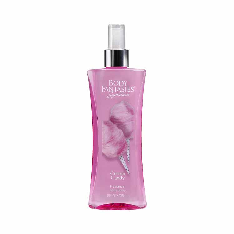 Body Fantasies Signature Cotton Candy by Parfums De Coeur Body   8 oz - 12 Pack