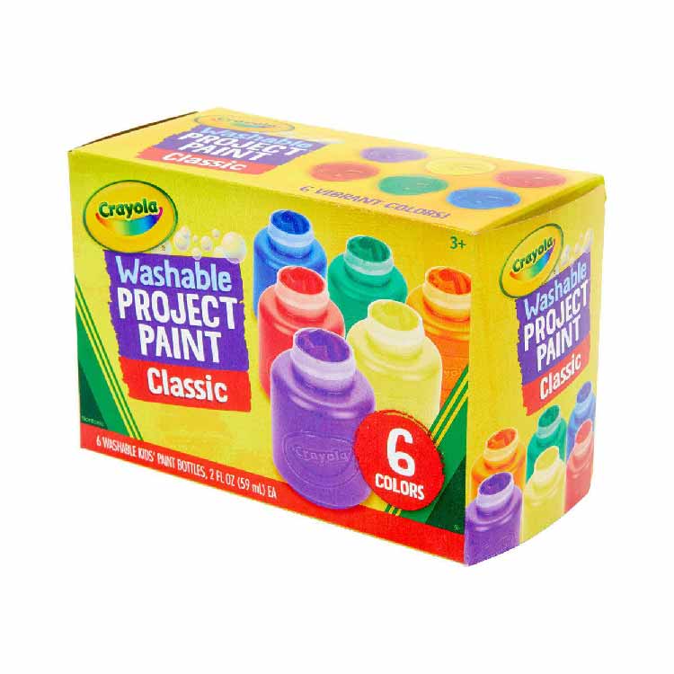 Crayola - Washable Kids' Paint Set, 6-Colors each - 6 Pack