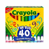 Crayola - The Big 40 Washable Markers - 40 Set