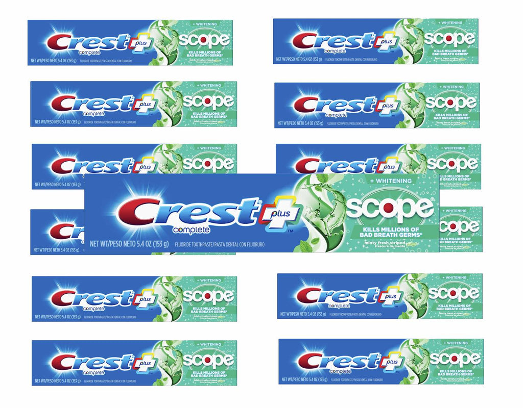 Crest + Scope Complete Whitening Toothpaste - Bulk  Contarmarket