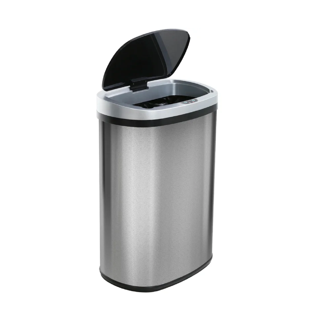 Stainless Steel Trash Can With Sensor - 30 Liters (7.9 Gallons) Contarmarket