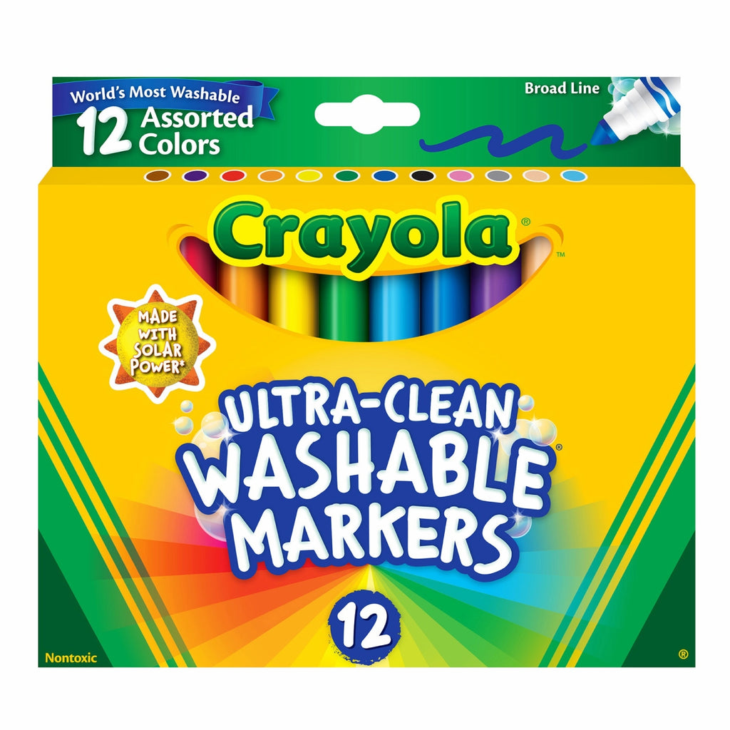 Crayola Washable Markers Classic Colors - 12 Set Contarmarket