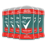 Degree® Intense Sport Deodorant  48-Hour Odor Protection - 3.0 Oz - TWIN PACK- 6 Pack