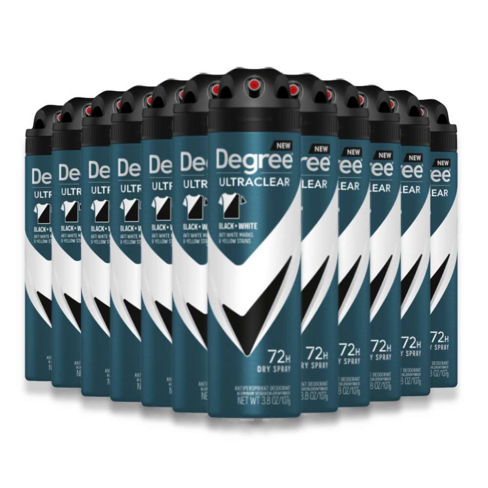Degree Ultraclear Dry Spray - 12 Pack Contarmarket