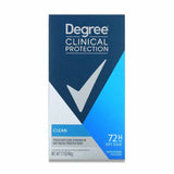 Degree - Men Clinical Protection Anti-Perspirant Clean- 1.7 Oz - 12  Pack