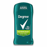 Degree Men Invisible Solid, Extreme Blast Bulk - 2.7 Oz - 120 Pack