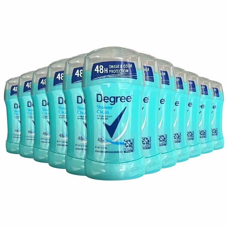 Degree - Shower Clean Dry Protection Antiperspirant Deodorant Stick -  1.6 Oz - 50 cases - Pallet