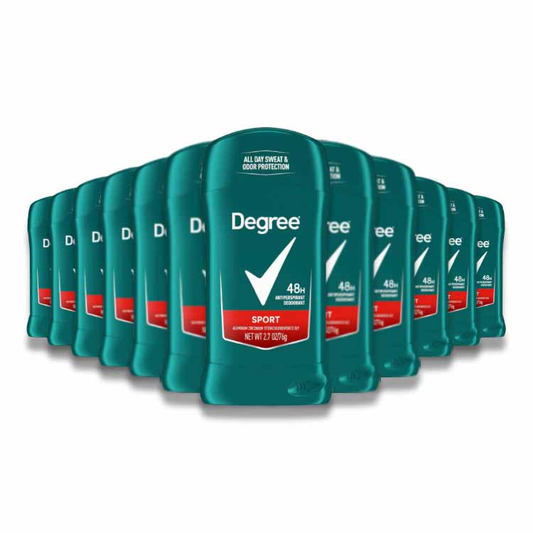 Degree - Men Deodorant & Antiperspirant Sport - 2.7 Oz - 12 Pack