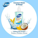 Dial Hand Soap with Moisturizer Coconut Water & Mango 7.5 Fl oz- 12 Pack