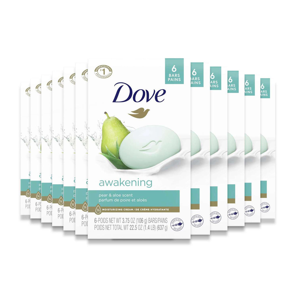 Dove Beauty Bar Moisturizing Gentle Skin Cleanser - 12 Pack Contarmarket