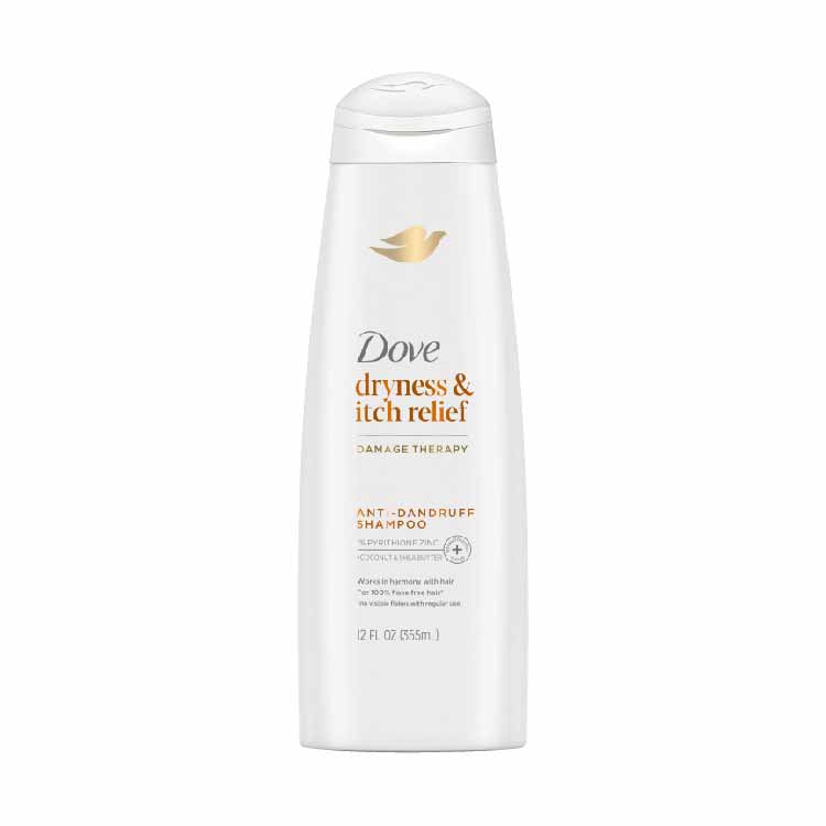 Dove - Dermacare Scalp Haircare Anti-Dandruff Shampoo Dryness & Itch Relief  12 oz - 6 Pack