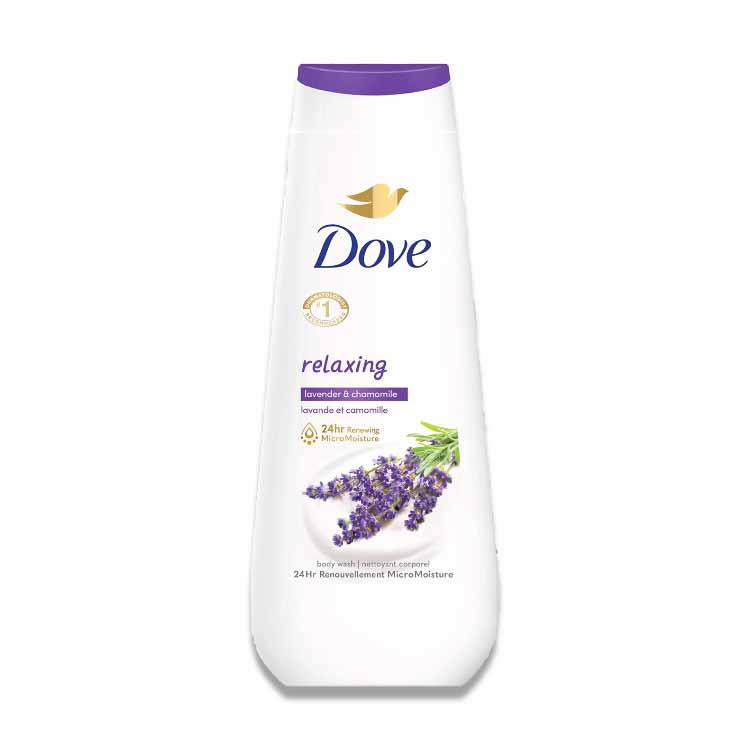 Dove - Body Wash Relaxing Lavender Oil & Chamomile  20 oz - 4 Pack