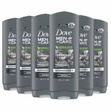 Dove Men +Care Body Wash Charcoal & Clay - 13.5 oz/ 400 ml- 6 Pack