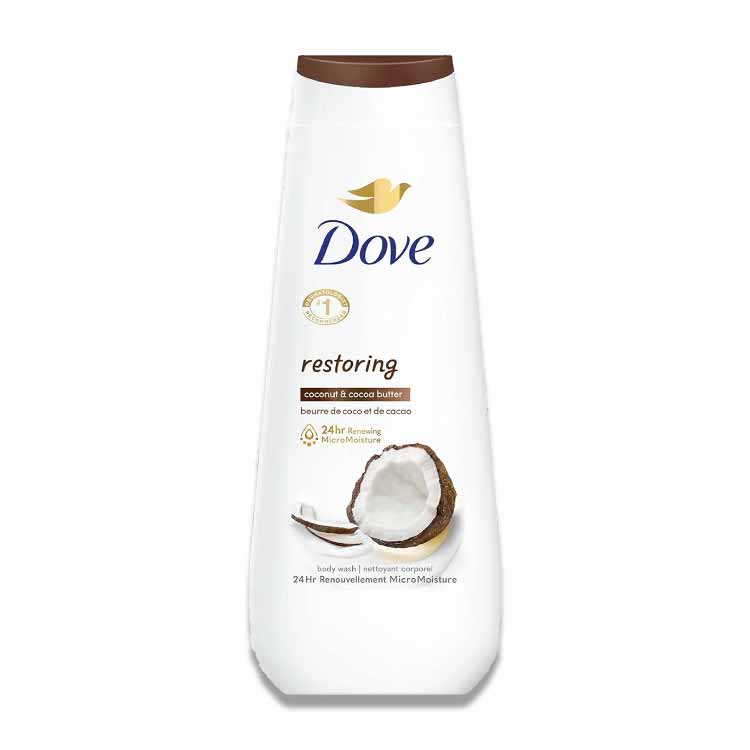 Dove - Body Wash Restoring Coconut Butter & Cocoa Butter - 20 Oz - 4 Pack