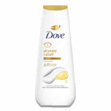 Dove - Body Wash Dryness Relief, Gentle Skin Cleanser, Jojoba Oil - 20 Oz - 4 Pack