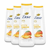 Dove - Glowing Body Wash with Mango and Almond Butter - 20 Oz - 4 Pack