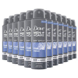 Dove Men Antiperspirant & Deodorant Dry Spray - Cool Fresh - 3.8oz - 12 Packs