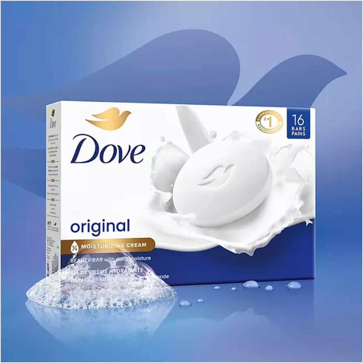 Dove - Beauty Bar Soap, Original White - 3.75 Oz - 16 Ct