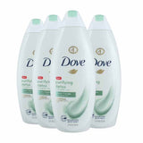 Dove - Purifying Detox Nourishing Body Wash for Dry Skin - 22 Oz - 4 Pack