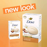 Dove Beauty Bar  for Gentle Soft Skin Care Shea Butter 3.75 OZ  6 ct - 12 Pack (72 ct)