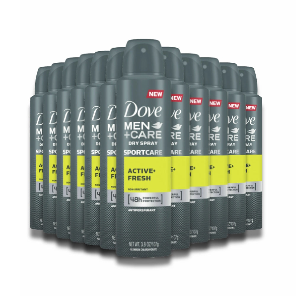 Dove Men+Care Sportcare Antiperspirant Spray - 12 Pack (3.8oz) Contarmarket