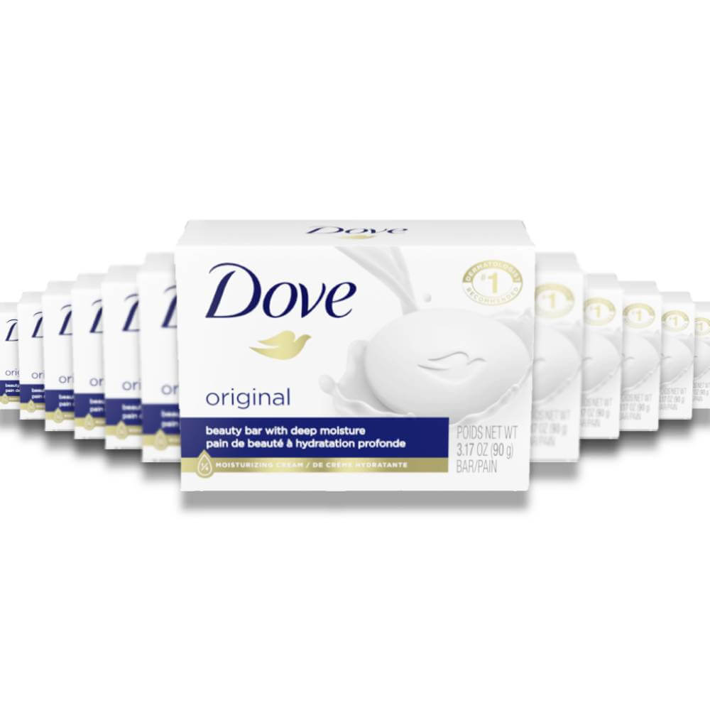 Dove Original White Soap Bar - 3.17 oz - 48 Pack Contarmarket