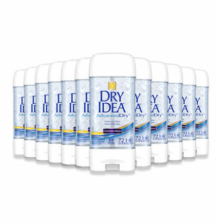 Dry Idea AdvancedDry Antiperspirant Deodorant Gel - 12 Pack (3 oz) Contarmarket