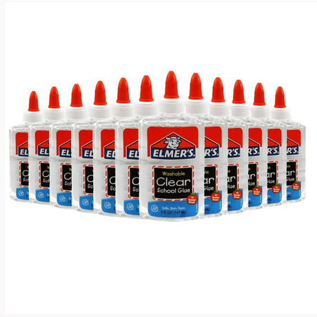  Elmer's Washable School Glue Clear  5 oz - Bulk  Contarmarket