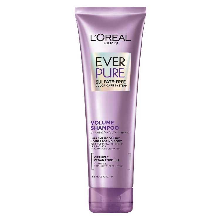 L'Oreal - Paris EverPure Volume Sulfate Free Shampoo, Lotus Flower 8.5 oz - 6 Pack