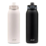 Ello Pop & Fill - Stainless Steel Water Bottle with QuickFill Technology (Assorted Colors) - 32 Oz - 2 Pack