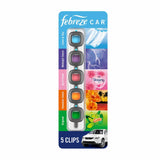 Febreze Car Air Freshener Vent Clips, Mixed Scent, 5 ct.