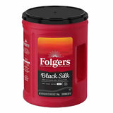 Folgers Dark Roast Ground Coffee, Black Silk, 40.3 oz