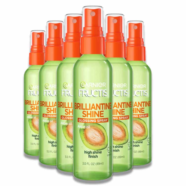 Garnier Fructis - Style Brilliantine Shine Glossing Spray - 3 oz - 6 Pack