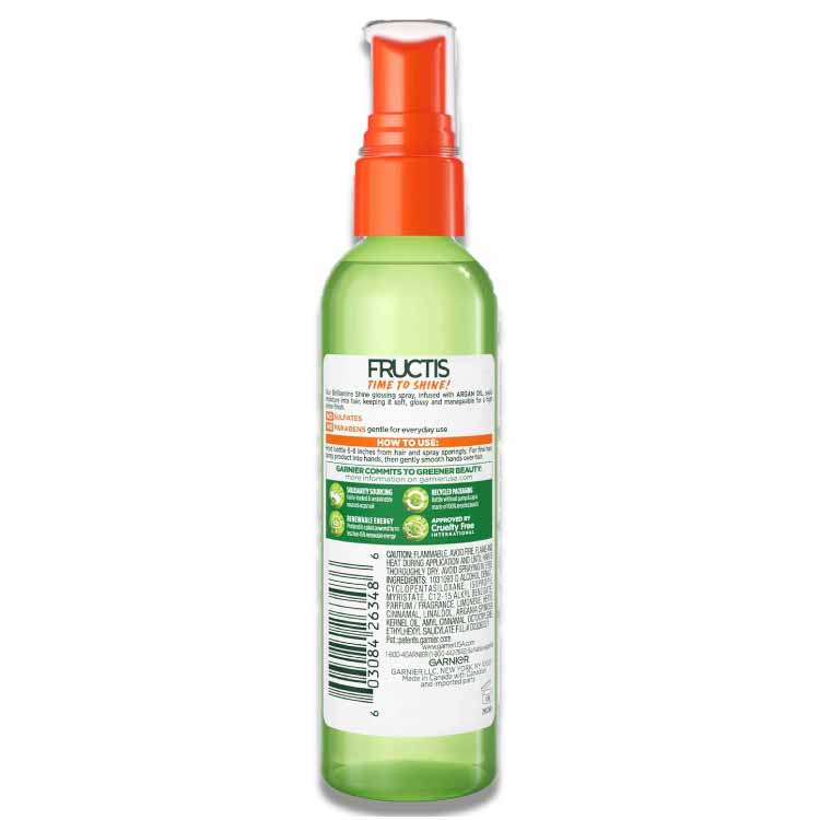 Garnier Fructis - Style Brilliantine Shine Glossing Spray - 3 oz - 6 Pack