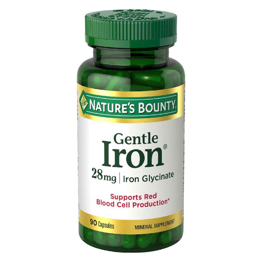 Nature's Bounty - Gentle Iron -  90 Ct (28 Mg) - 12 Pack