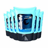 Gillette After Shave Gel for Sensitive Skin - 2.5 oz, 6 Pack