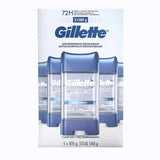 Gillette - Anti-perspirant & Deodorant Clear Gel, Cool Wave - 3.8 Oz - 5 Pack