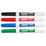 Expo 4 ct Dry Erase Markers Fine Tip Multicolored - 12 Pack