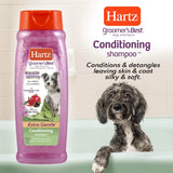 Hartz Groomers Best 3 in 1  Shampoo for Dogs 18 oz - 12 Pack