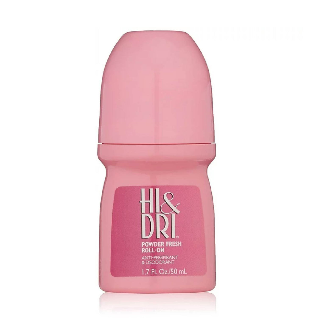 Hi & Dri - Anti Perspirant Deodorant Roll On Powder Fresh -  1.7 Oz - 24 Pack - Travel Size