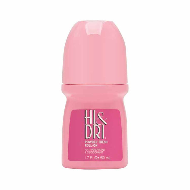 Hi & Dri Anti-Perspirant Deodorant Roll-On Powder Fresh - 1.7 Oz - 24 ...