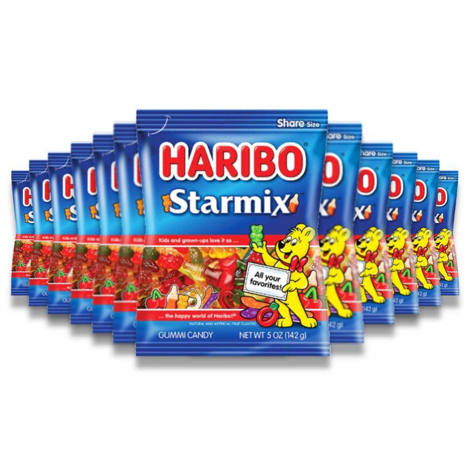 Haribo Gummi Candy, Gummi Bears, Original Assortment, 5oz Bag, 12/Carton -  Walmart.com