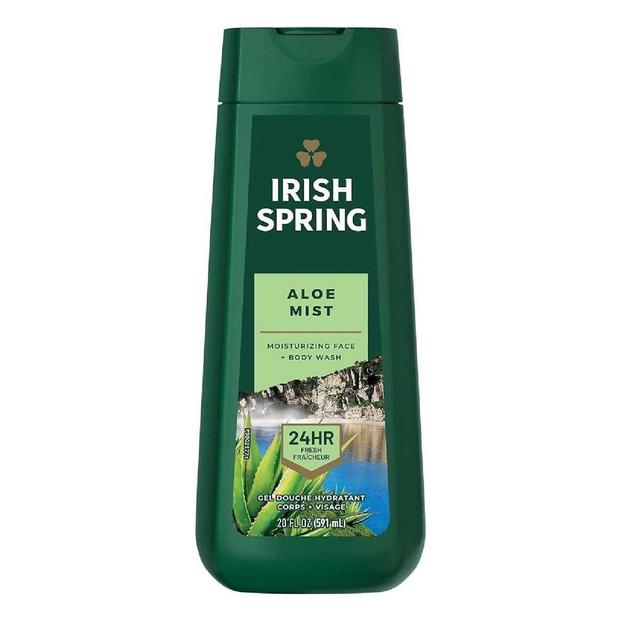 Irish Spring - Aloe Mist Body Wash for Men 20 oz  - 4 pack