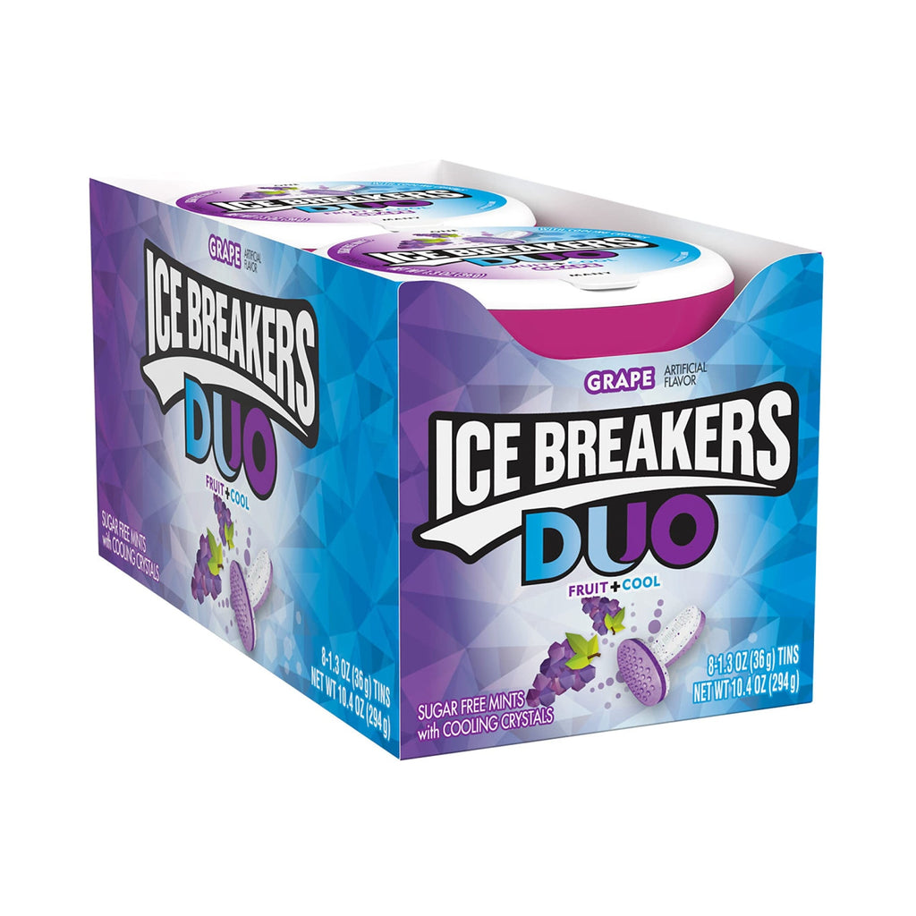 ICE BREAKERS Duo Grape Sugar-Free Mints - 1.3oz - 8 count Contarmarket