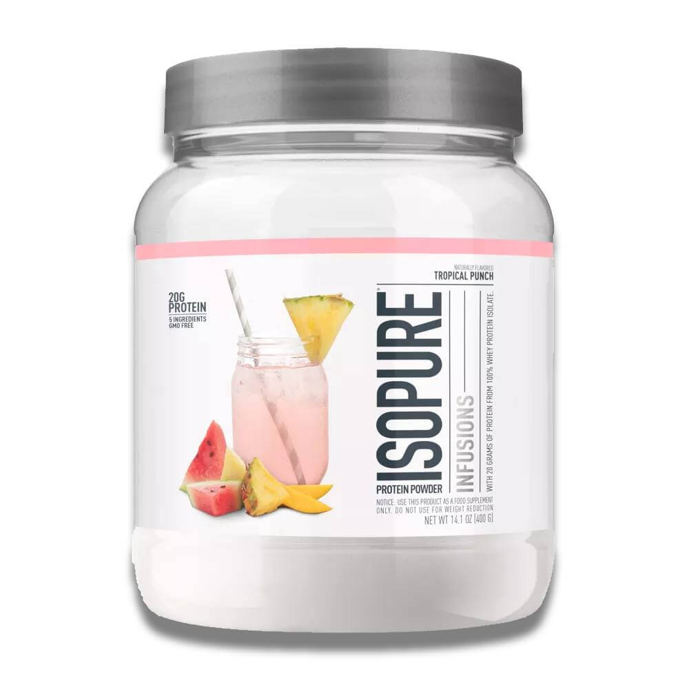 Isopure Infusions Protein Powder Tropical Punch - 14 Oz Each Contarmarket