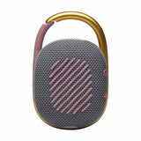 JBL Clip 4: Portable Speaker with Bluetooth, Built-in Battery, Waterproof and Dustproof Feature  - Gray