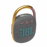 JBL Clip 4: Portable Speaker with Bluetooth, Built-in Battery, Waterproof and Dustproof Feature  - Gray