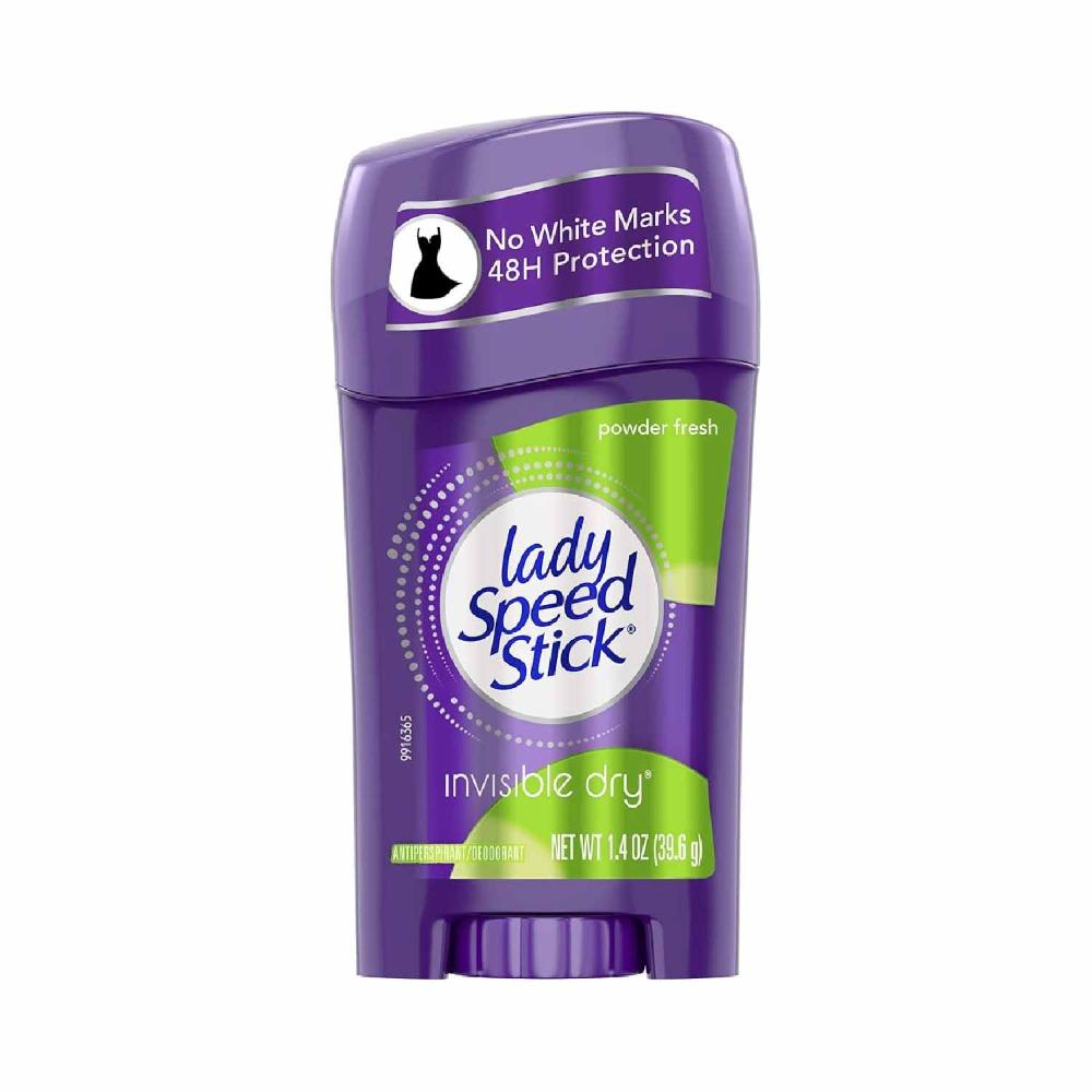 Lady Speed Stick Invisible Dry Antiperspirant & Deodorant, Powder Fresh  1.4 oz - 180 Pack