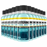 Listerine Cool Mint Mouthwash - Zero Alcohol - 3.2 oz - 24 Pack - Travel Size