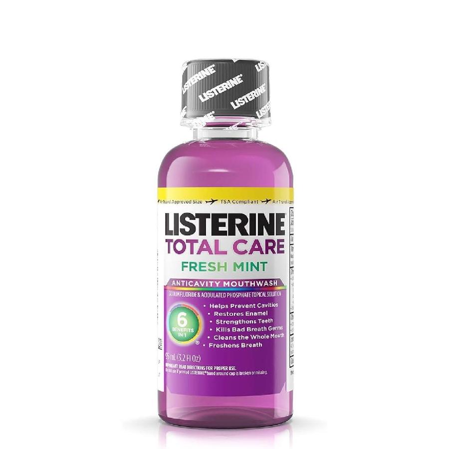 Listerine Fresh Mint Mouthwash - 3.2 oz - 12 Pack